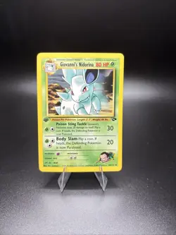Pokemon Card - Giovanni's Nidorina Gym Challenge 44/132 1st Edition NM - Image 1