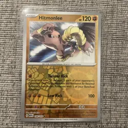 Pokemon Card Hitmonlee Scarlet & Violet 151 Reverse Holo 106/165 Near Mint - Image 1