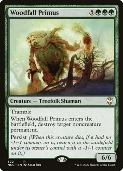 MTG Woodfall Primus (322/519) Streets of New Capenna Commander LP - Image 1