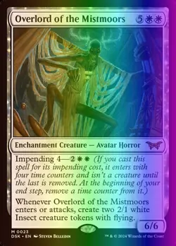 MTG Overlord of the Mistmoors (23/469) Duskmourn House of Horror NM FOIL - Image 1
