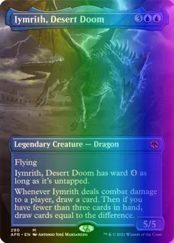 MTG Iymrith, Desert Doom (290/518) Adventures in the Forgotten Realms LP FOIL - Image 1