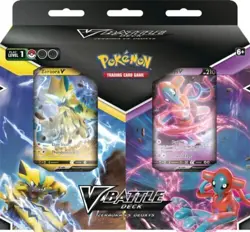 Pokemon Zeraora vs Deoxys V Battle Deck Bundle Box Sealed - Image 1