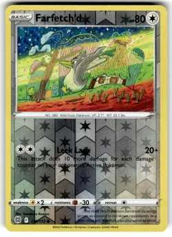 Pokemon - Farfetch'd 115/172 - Reverse Holo - Brilliant Stars - NM/M - Image 1