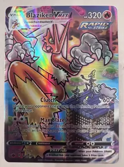 1x Blaziken VMAX (Alternate Art Secret) [201/198] - Chilling Reign Pokemon NM - Image 1