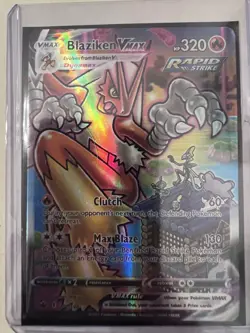1x Blaziken VMAX (Alternate Art Secret) [201/198] - Chilling Reign Pokemon NM - Image 3