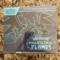 Pokemon Mega Evolution Phantasmal Flames Elite Trainer Box ETB Sealed - Image 1
