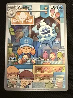 Vanillish 190/182 SV04: Paradox Rift Holo Full Art English LP - Pokemon - Image 1