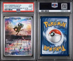 Pokemon TCG Teal Mask Ogerpon Pokemon Center ETB Stamped Promo PSA 9 - Image 3