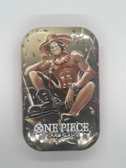 One Piece CCG Tin Set Vol 2 Portgas D. Ace Empty Tin - Image 1