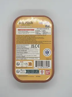 One Piece CCG Tin Set Vol 2 Portgas D. Ace Empty Tin - Image 2