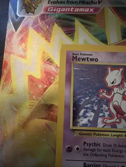 Mewtwo Base Set Holographic 10/102 Pokemon Card PL*-MP - Image 5