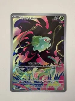Bulbasaur Mega Evolution Illustration Rare Card 133/132 Pack Fresh - Image 1