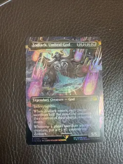 Mtg FIN Final Fantasy Showcase — Zodiark, Umbral God FOIL —NM - Image 1