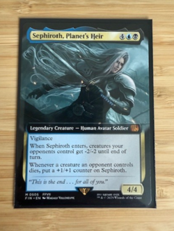 MTG: Sephiroth, Planet's Heir (Extended Art) Final Fantasy Regular NM - Image 1