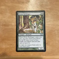 MTG Elvish Harbinger Duel Decks: Elves vs. Goblins Regular. 2007. - Image 1