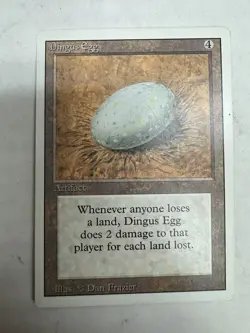 Dingus Egg , MTG Revised Edition (1994) Rare Artifact NM - Image 1