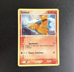 Carta Pokemon Torkoal HP 33 Reverse Stamped EX Fantasmi di Holon IT Near Mint - Image 1
