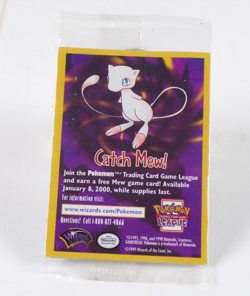 NEW SEALED Catch Mew Pokemon Card BLACK STAR PROMO Movie Promo - Image 1