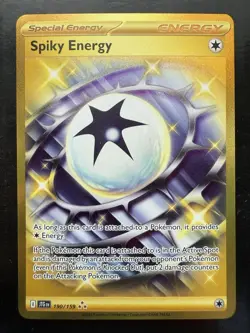 Pokemon Spiky Energy 190/159 JTG SV09: Journey Together Hyper Rare (NM) - Image 1