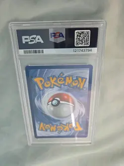 132633606 Pecharunt 2023 Pokemon SV Shrouded Fable Center ETB Promo #129 PSA 9 - Image 4
