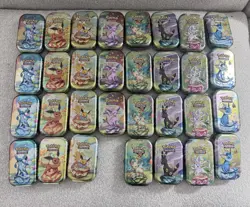 Pokemon Mini Tin Lot (31)Empty. No Packs. Eevee Umbreon Sylveon Vaporeon Espeon - Image 1