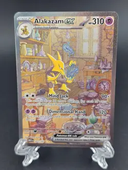 Pokemon TCG Alakazam EX 201/165 Special Illus. Rare Scarlet & Violet 151 SIR - Image 1