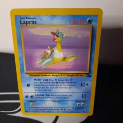 Pokemon Lapras Fossil Rare 25/62 Unlimited Regular WOTC English 1999 - Image 1