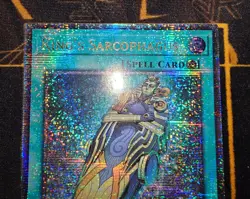 YUGIOH King's Sarcophagus (AGOV-EN058) Quarter Century Secret Rare 1st Ed Played - Image 2