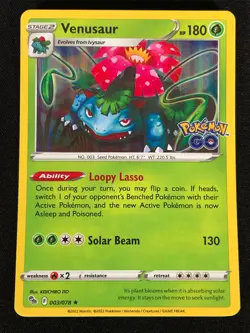 Pokemon Go Venusaur 003/078 Holo (NM) - Image 1