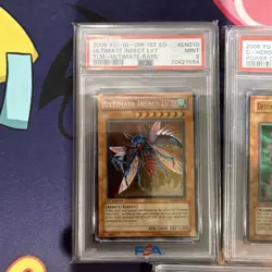PSA 9 And 10 MINT YU-GI-Oh! Lot 2x Double Dude Insect Xyz Dragon Wild Wingman - Image 2