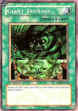 Yugioh! HP Giant Trunade - SD2-EN015 - Common - 1st Edition Heavily Played, Engl - Image 1