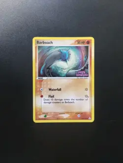 Barboach 60/110 EX Holon Phantoms LP/NM Stamped Holo Pokemon Card - Image 1