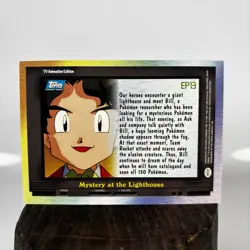 Pokemon Topps Card ~ TV Animation Edition ~ EP13 Mystery At The Lighthouse - Image 2