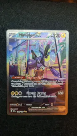 Miraidon EX Holo Pokemon TCG Card Scarlet Violet Base Set 244/198 - Image 1
