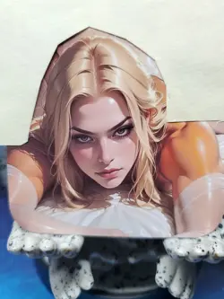 1/1 Only 1 Made Cheetara Human Retro ThunderCats Southern Customs Card - Image 3