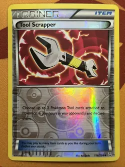 Pokemon Card - Tool Scrapper - Reverse Holo (116/124) BW Dragons Exalted *VLP* - Image 1