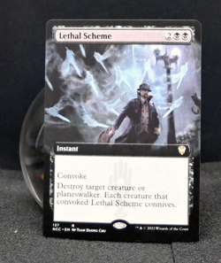 MTG Lethal Scheme (Extended Art) – #137 – Near Mint (NM) - Image 1