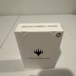 MTG Secret Lair x Transformers: Optimus Prime vs. Megatron Foil Edition, Sealed - Image 1