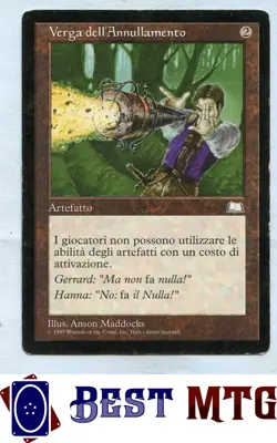 Magic The Gathering MTG Null Rod 154 #O Italian Weatherlight - Image 1