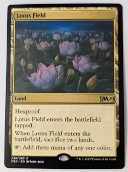 Lotus Field #249 (NM) Core Set 2020 M20 Magic MTG - Image 1