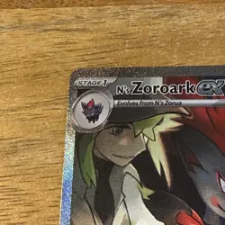 Pokemon TCG N’s Zoroark EX SIR 185/159 Journey Together NM Near Mint Condition - Image 2