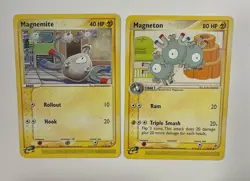 Pokemon TCG Magneton EX Dragon Uncommon Card 35/97 Vintage - Image 1