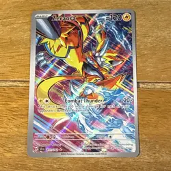 Pokemon Zeraora TCG Card 151/142 Stellar Crown Illustration Rare NM - Image 1