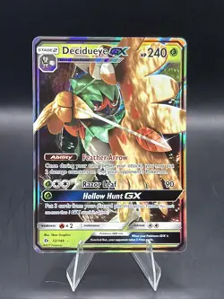 Decidueye GX 12/149 SM Base Set Holo NM Pokemon - Image 1