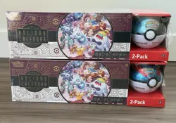 Pokemon 2025 Holiday Advent Calendar Bundle Costco Exclusive Sealed New 2 boxes - Image 1