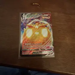 Pokemon TCG Cinderace VMAX Fusion Strike Holo Ultra Rare - Image 1
