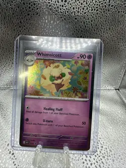 Whimsicott 019 PROMO COSMOS HOLO BLACK STAR Phantasmal Flames Pokemon Foil TCG - Image 1