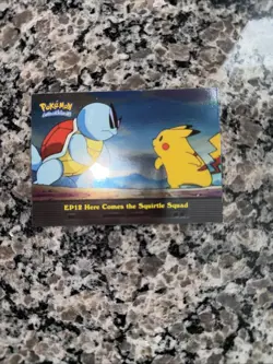 2000 Topps Pokemon TV #EP12 Here Comes the Squirtle Squad Silver Foil - Image 1
