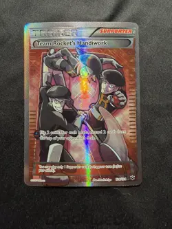 Pokemon Team Rocket's Handiwork Full Art - Fates Collide 124/124 LP+ - Image 1