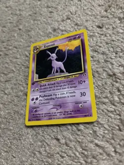 Pokemon TCG Espeon 20/75 Neo Discovery Rare Non Holo LP - Image 3